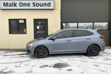 2019 Hyundai Accent5 with professional window tint in North Bay